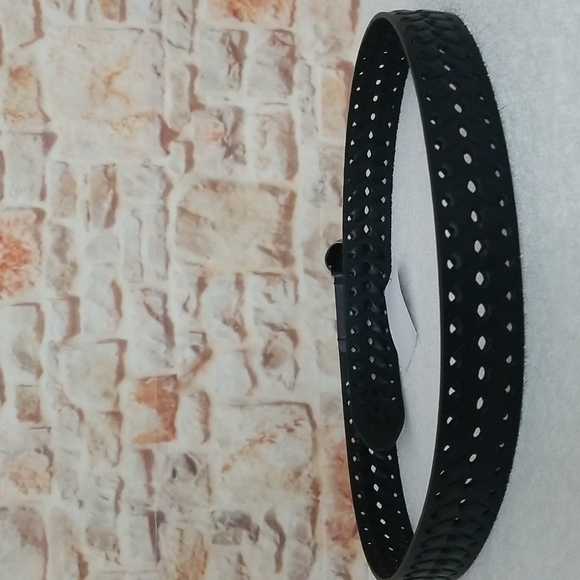 New Alexander McQueen Men\'s 3D Skull Leather Belt